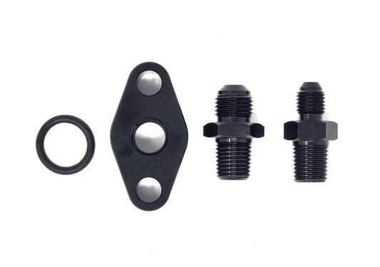1.5" Turbo Oil Feed Line Adapter Plate T3 T4 T6 G40 G45 G50 S300 S400 S500