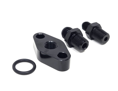 1.5" Turbo Oil Feed Line Adapter Plate T3 T4 T6 G40 G45 G50 S300 S400 S500