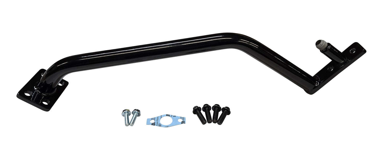 Compound Twin Turbo Mount Pedestal for 2001-2010 6.6l Duramax