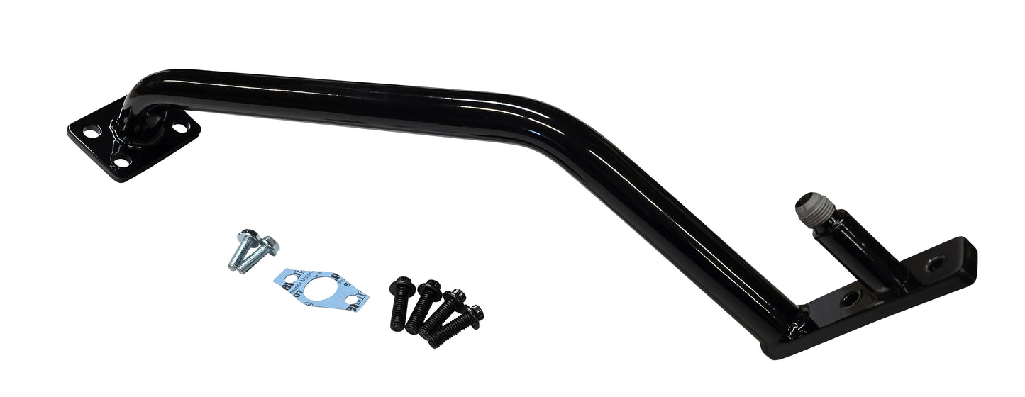 Compound Twin Turbo Mount Pedestal for 2001-2010 6.6l Duramax
