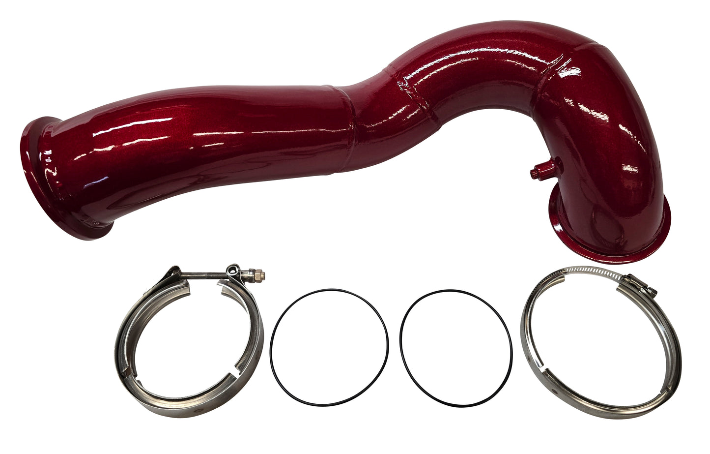 Compound Twin Turbo Compressor Connector for 2005-2010 6.6l Duramax