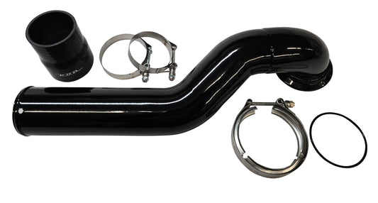 Low Mount S400 Hot Side Pipe for 2G Swap on 2010-2012 6.7l Cummins 4G Ram