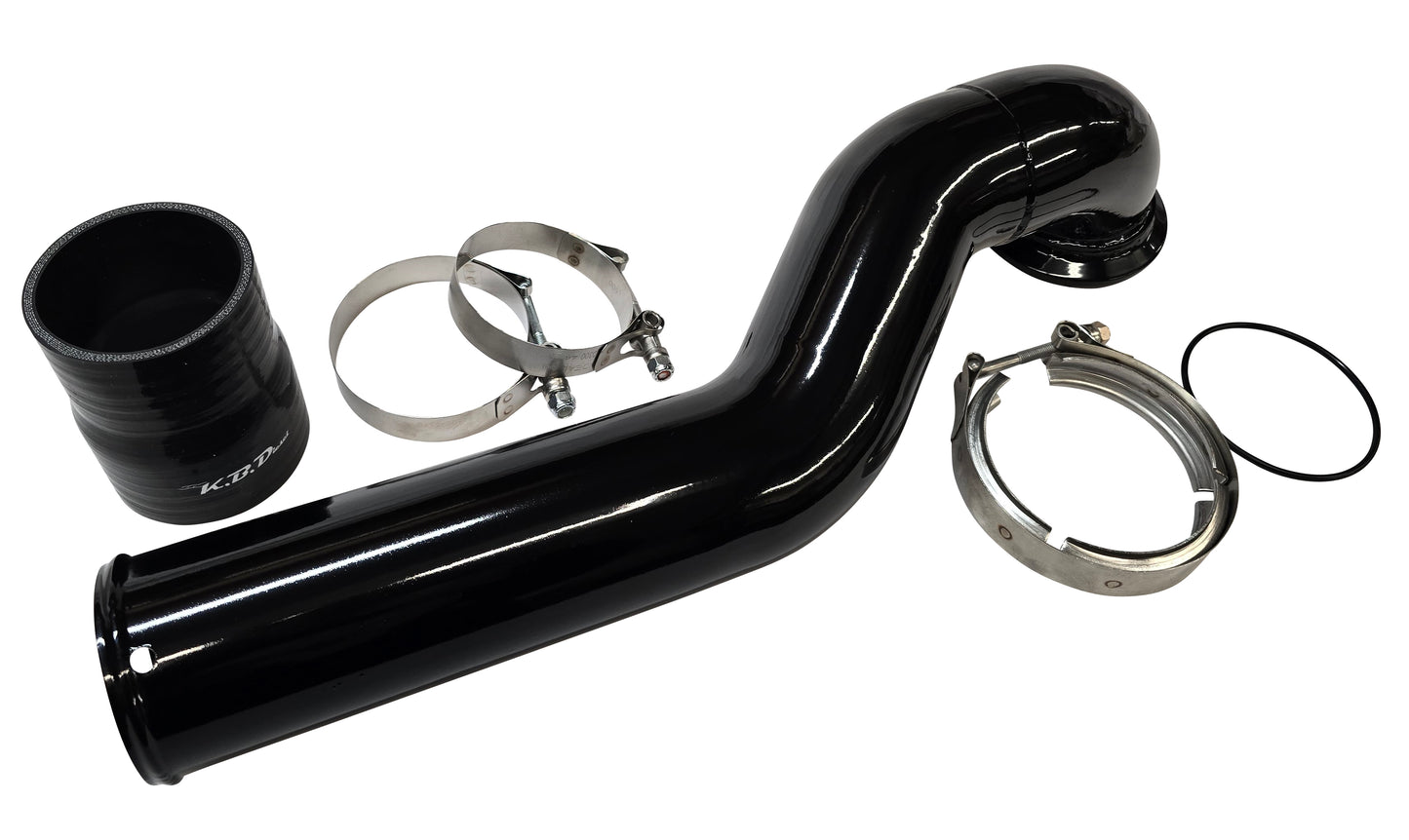 Low Mount S400 Hot Side Pipe for 2G Swap on 2010-2012 6.7l Cummins 4G Ram