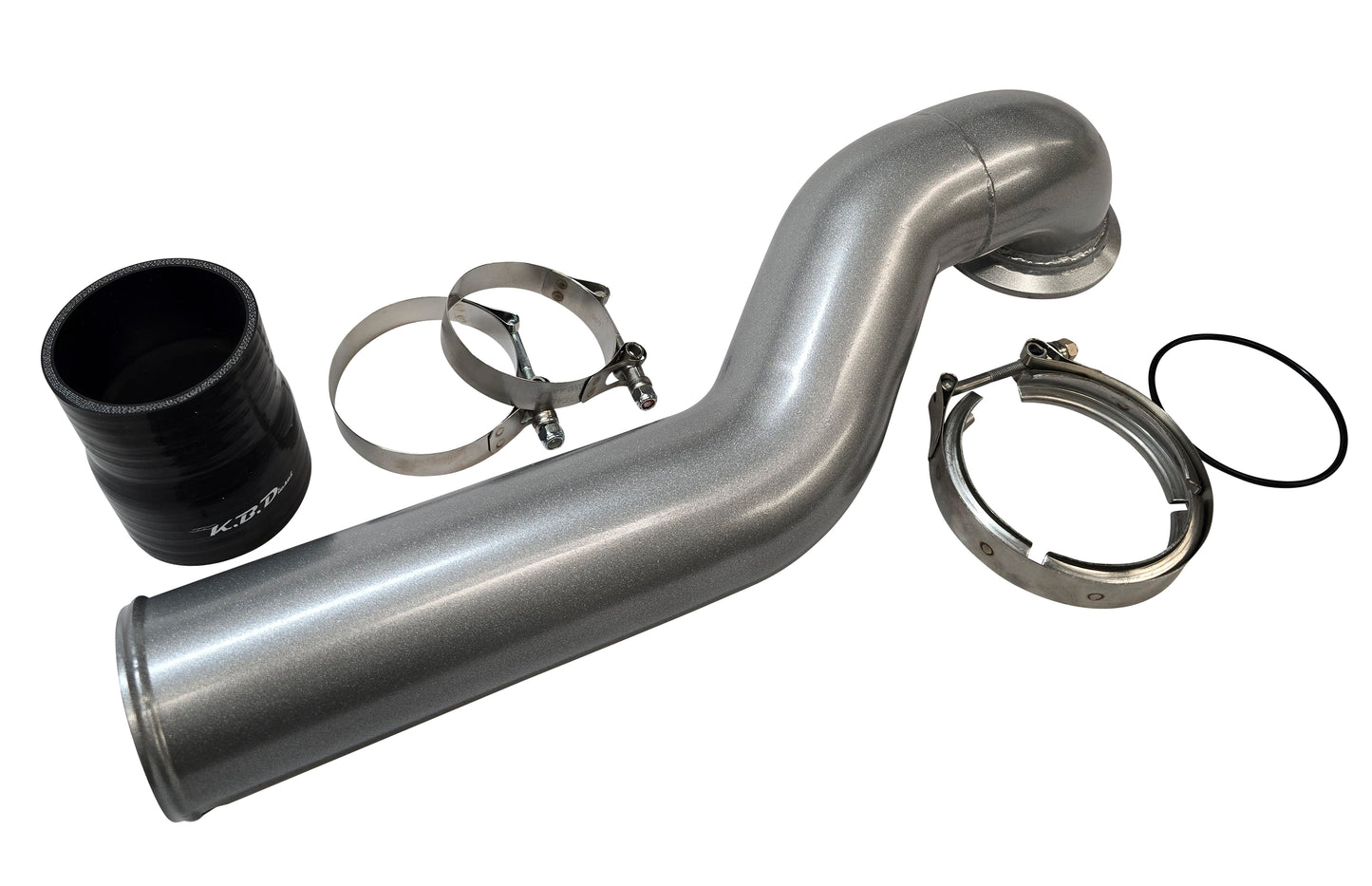 Low Mount S400 Hot Side Pipe for 2G Swap on 2010-2012 6.7l Cummins 4G Ram