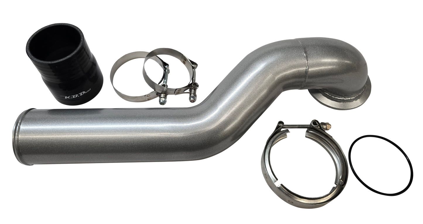 Low Mount S400 Hot Side Pipe for 2G Swap on 2010-2012 6.7l Cummins 4G Ram