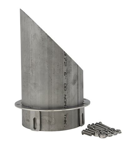 6" Hood Stack Miter Cut Tip Kit - Truck & Tractor Sled Pulling