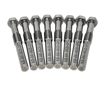 8x Stainless Glow Plug Delete for 6.6l Duramax LBZ LMM LML L5P 2006-23 Chevy GMC