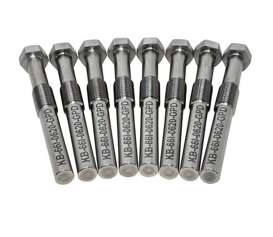 8x Stainless Glow Plug Delete for 6.6l Duramax LBZ LMM LML L5P 2006-23 Chevy GMC