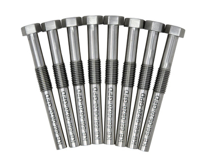 8x Stainless Glow Plug Delete for 6.6l Duramax LBZ LMM LML L5P 2006-23 Chevy GMC
