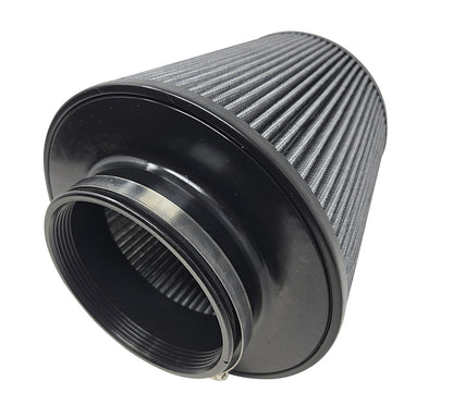 "Big John" Dry 5" ID x 10.5" Tall Cone Air Filter for Cold Air Intakes