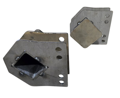 4-Link Front Frame Mount Weld On Tabs Brackets 4 Hole