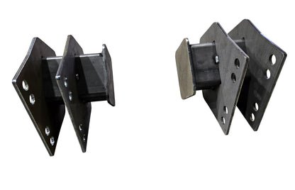 4-Link Front Frame Mount Weld On Tabs Brackets 4 Hole