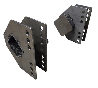 4-Link Front Frame Mount Weld On Tabs Brackets 6 Hole