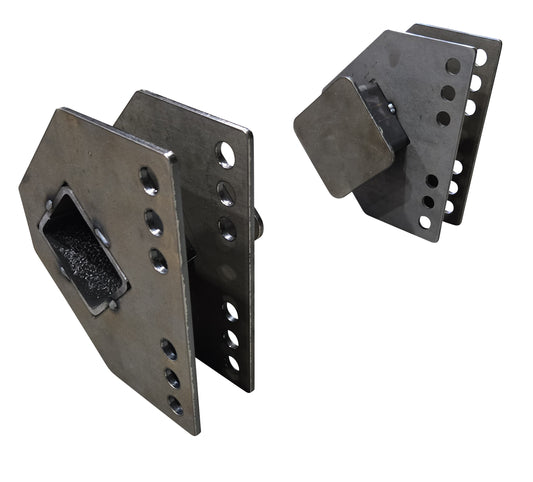4-Link Front Frame Mount Weld On Tabs Brackets 6 Hole