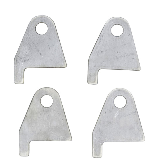 4pcs "Notched" 4-Link Panhard Bar Traction Bar Mount Weld On Tabs Brackets