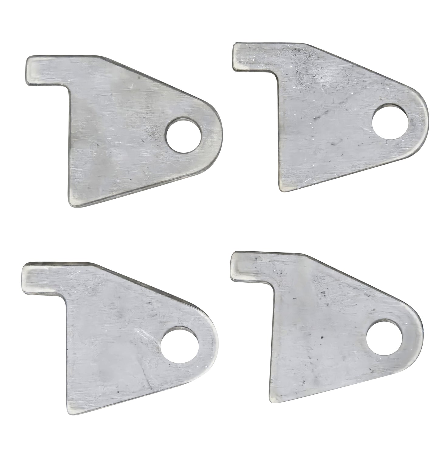 4pcs "Notched" 4-Link Panhard Bar Traction Bar Mount Weld On Tabs Brackets