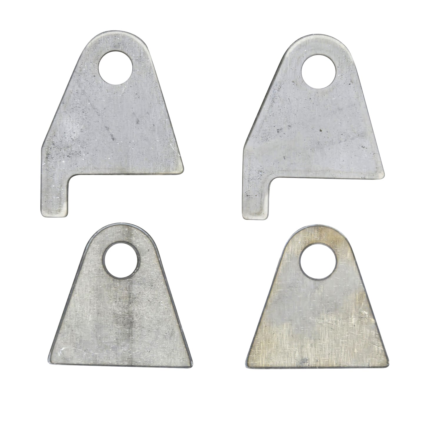 2pc Notched & 2pc Flat 4-Link Panhard Bar Traction Bar Mount Tabs Brackets