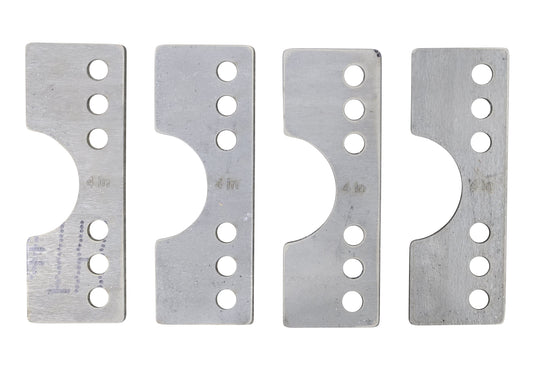 4pcs 4-Link Rear Axle Mount Weld On Tabs Brackets 6 Hole