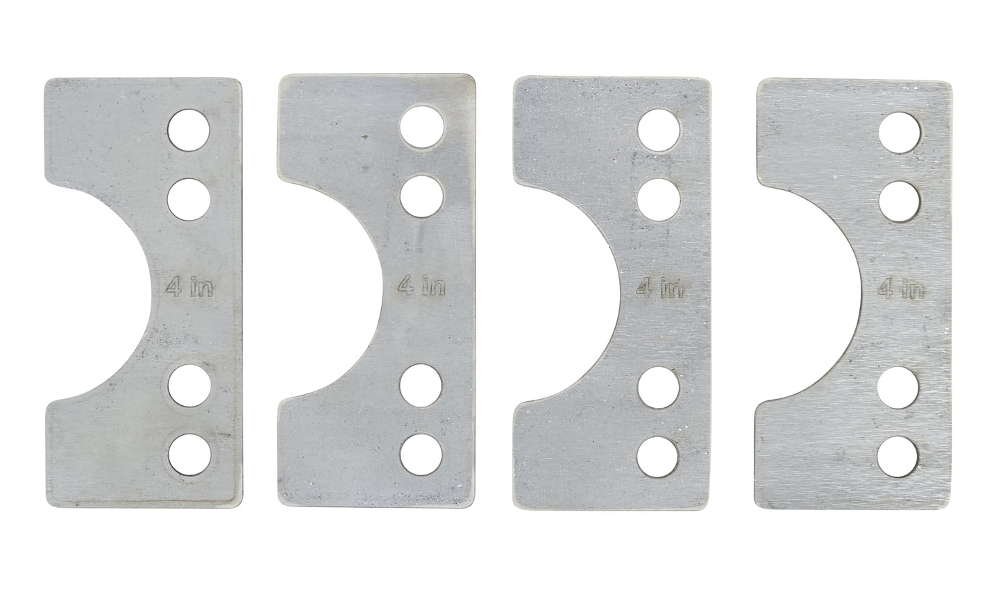 4pcs 4-Link Rear Axle Mount Weld On Tabs Brackets 4 Hole
