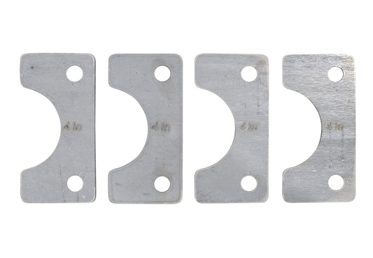 4pcs 4-Link Rear Axle Mount Weld On Tabs Brackets 2 Hole