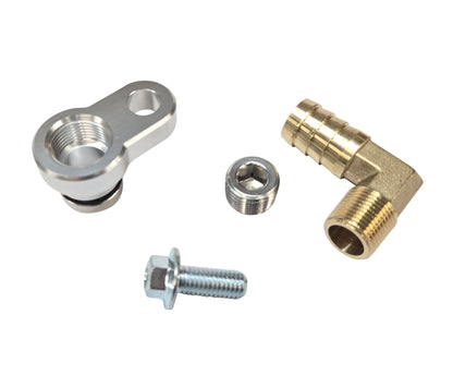 Thermostat Housing to Heater Core Coolant Adapter for 2005-2007 6.6l Duramax