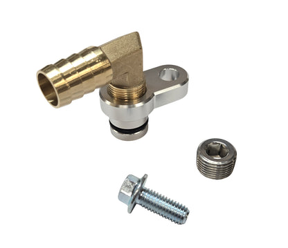 Thermostat Housing to Heater Core Coolant Adapter for 2005-2007 6.6l Duramax