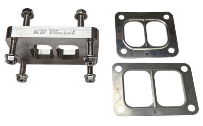 T4 to T6 Stainless Steel Adapter Flange w/ Hardware