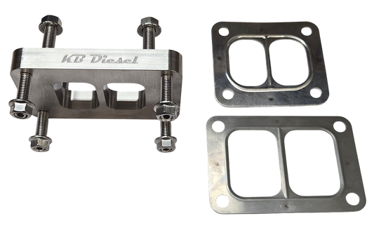 T4 to T6 Stainless Steel Adapter Flange w/ Hardware