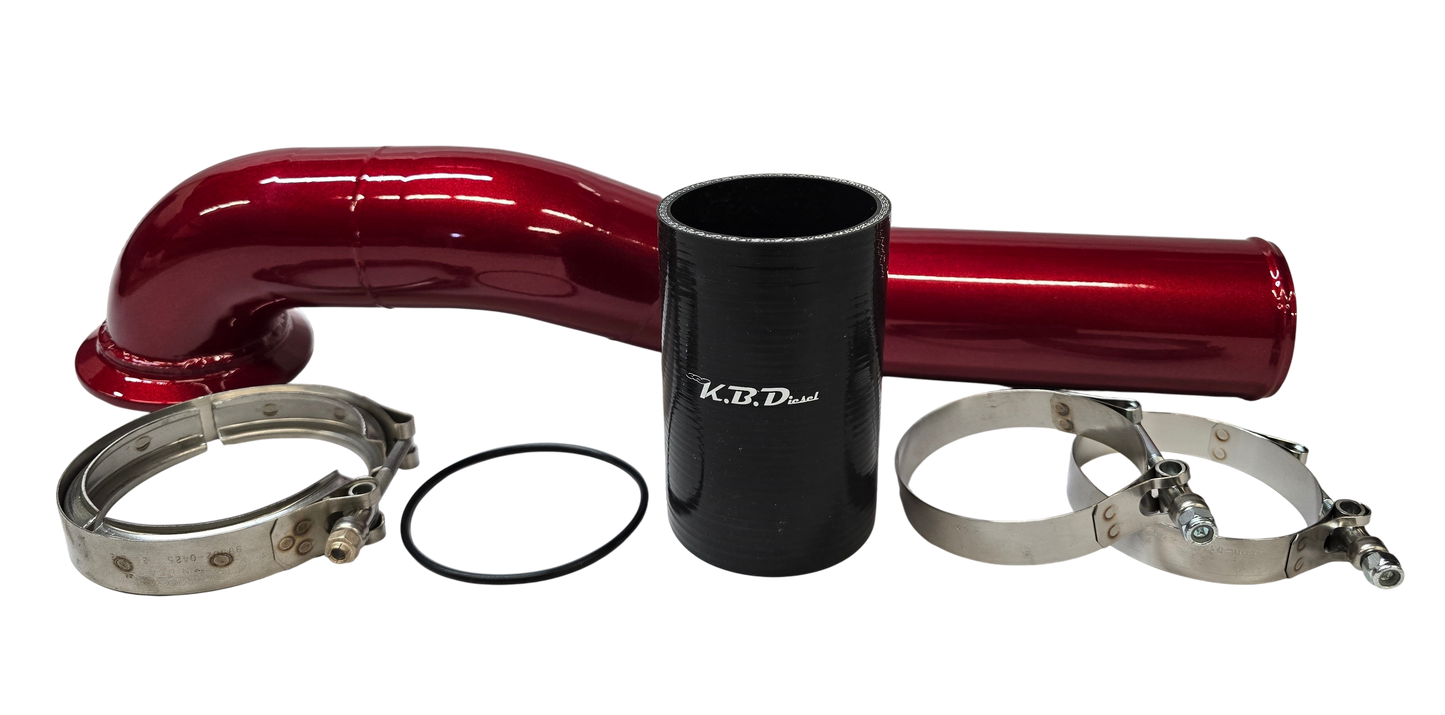 Low Mount S400 Hot Side Pipe for 2G Swap on 2003-2009 6.7l Cummins 3G