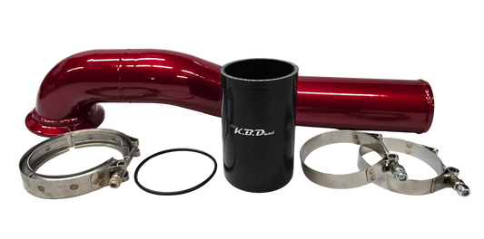 Low Mount S400 Hot Side Pipe for 2G Swap on 2003-2009 6.7l Cummins 3G