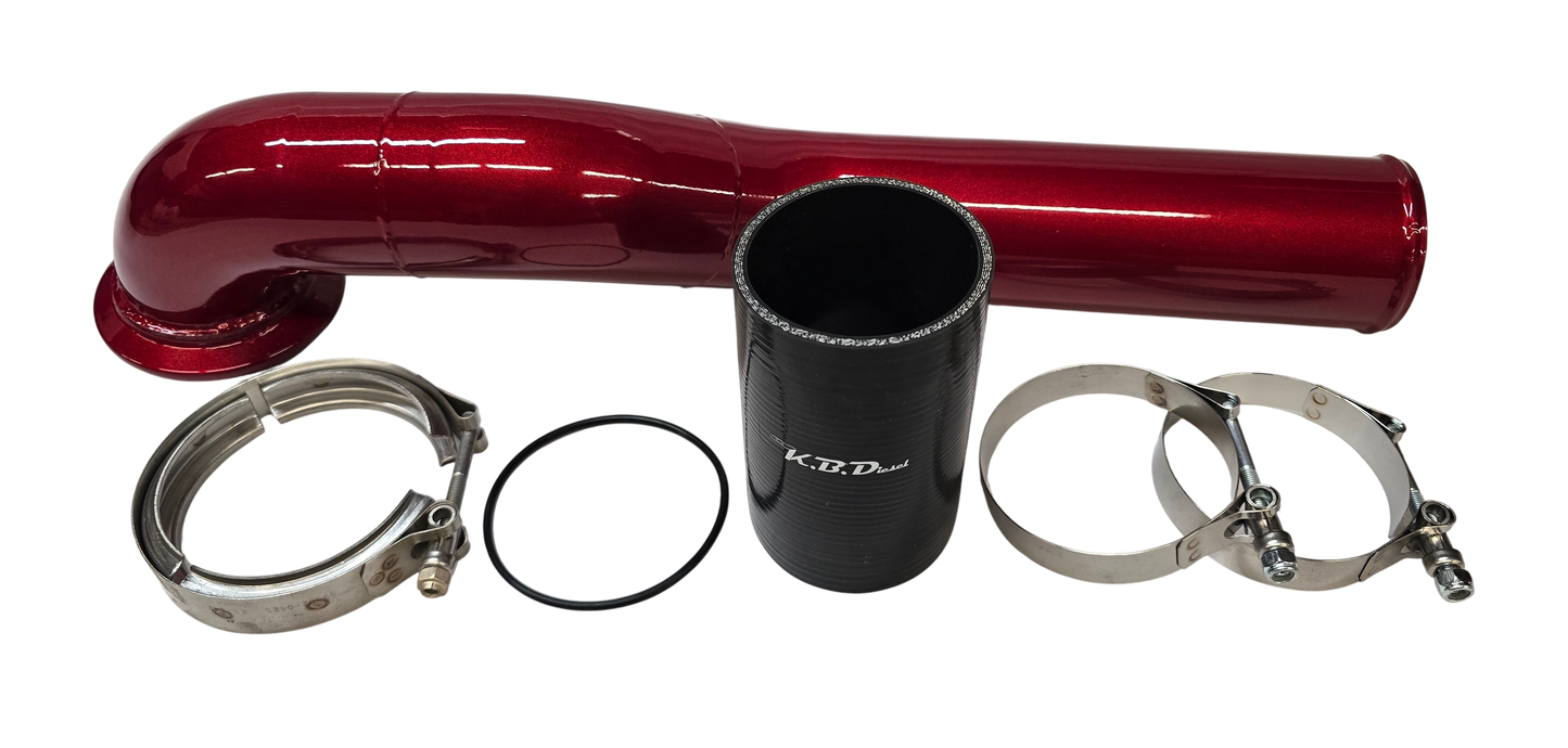 Low Mount S400 Hot Side Pipe for 2G Swap on 2003-2009 6.7l Cummins 3G