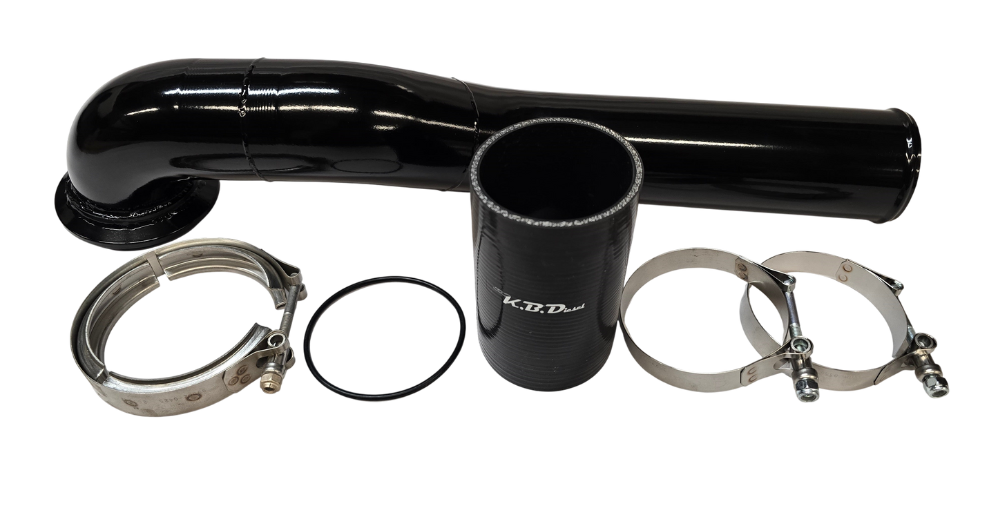 Low Mount S400 Hot Side Pipe for 2G Swap on 2003-2009 6.7l Cummins 3G