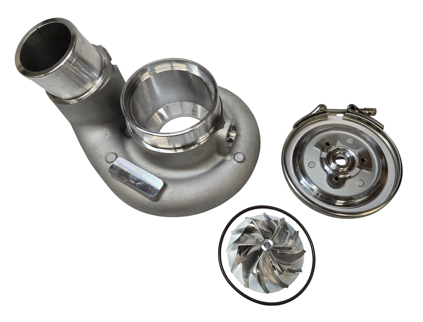 63.5mm Turbo Front Cover Kit & Wheel for 2019-2024 HE300VG Turbos 6.7l Cummins