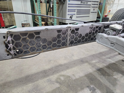 2pcs Frame Support Plates for 1999-2010 Chevy GMC 2500 3500 6.6l Duramax