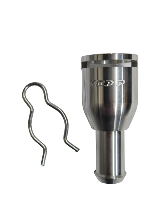Billet Aluminum Heater Core Hose Coolant Connector for 2001-2014 6.6l Duramax