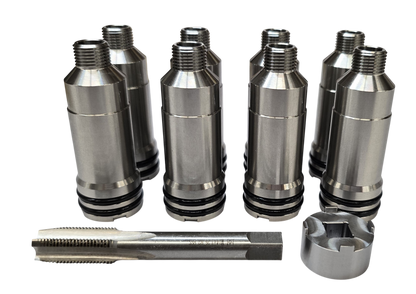 Thread In Fuel Injector Cups for 6.6l Duramax LB7 Chevy GMC 2001-2004