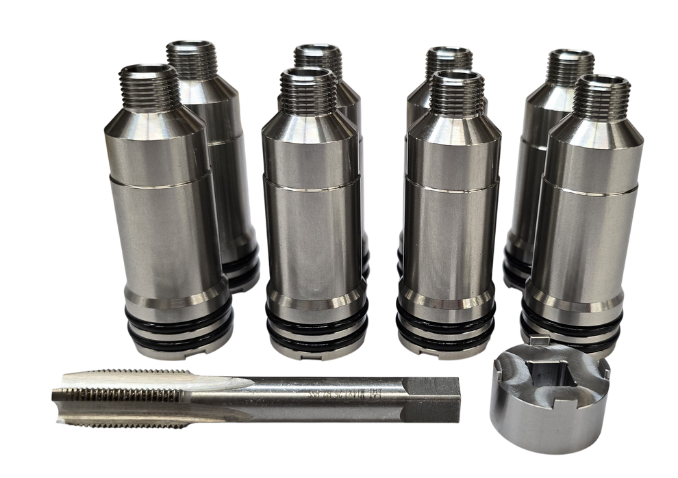 Thread In Fuel Injector Cups for 6.6l Duramax LB7 Chevy GMC 2001-2004 ...