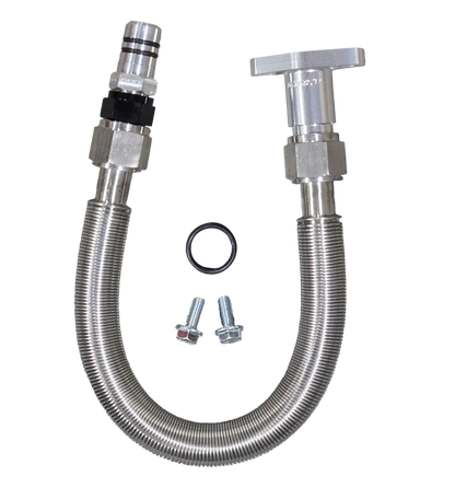 -12 S300/S400 2nd Gen Swap Turbo Oil Return Drain Line Kit for 5.9l 6.7l Cummins