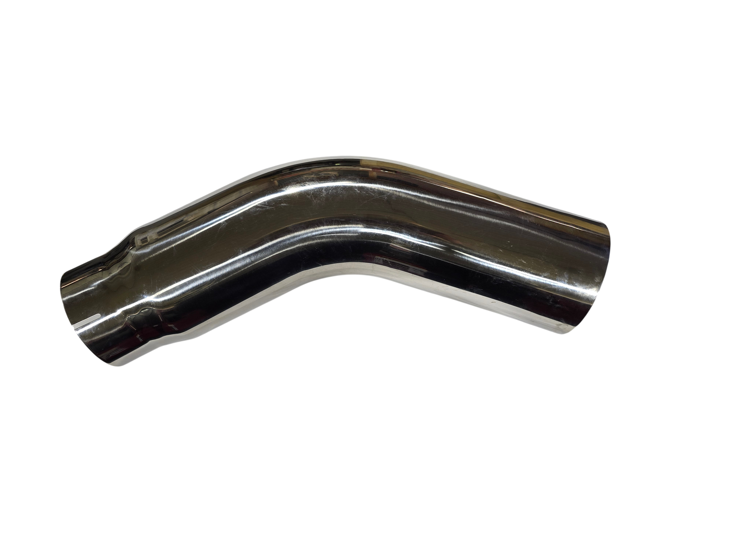 4"ID x 5"OD x 23" Long Polished 304SS Elbow Turn Down Turn Up Exhaust Tip +Clamp
