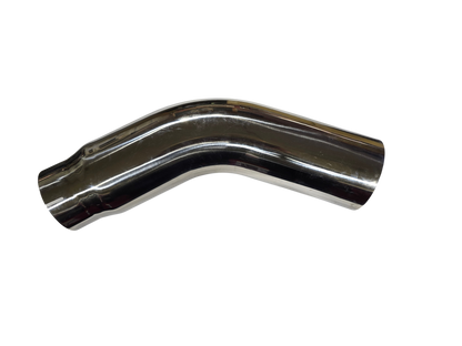 4"ID x 6"OD x 23" Long Polished 304SS Elbow Turn Down Turn Up Exhaust Tip +Clamp