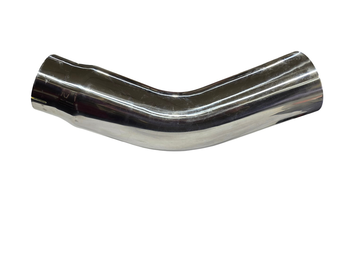 4"ID x 5"OD x 23" Long Polished 304SS Elbow Turn Down Turn Up Exhaust Tip +Clamp