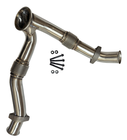 Upgraded Bellowed Up Y-Pipe Manifold to Turbo for 1999-03 Ford Powerstroke 7.3L