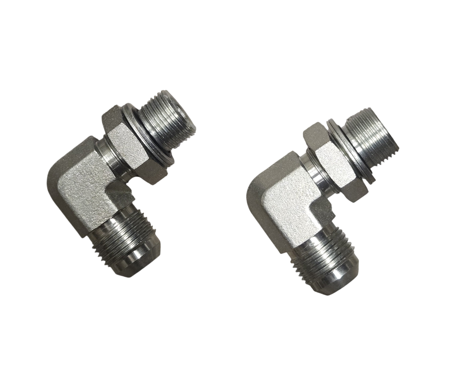 M20 O-Ring Boss by -10 AN / JIC 90° Elbow Fittings For Oil Cooler Lines