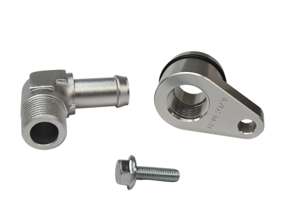 Coolant Riser Standpipe Bypass Billet Fitting for 2010-24 6.7l Cummins Dodge Ram