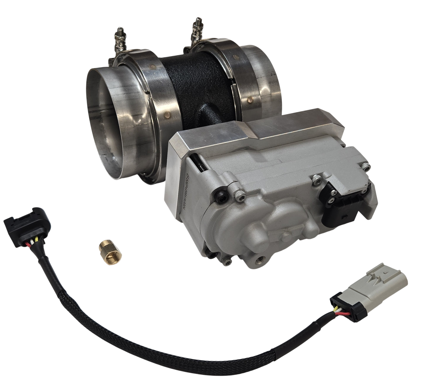 4" VGT Actuator Controlled Exhaust Brake for 6.7l Cummins 2G Swaps