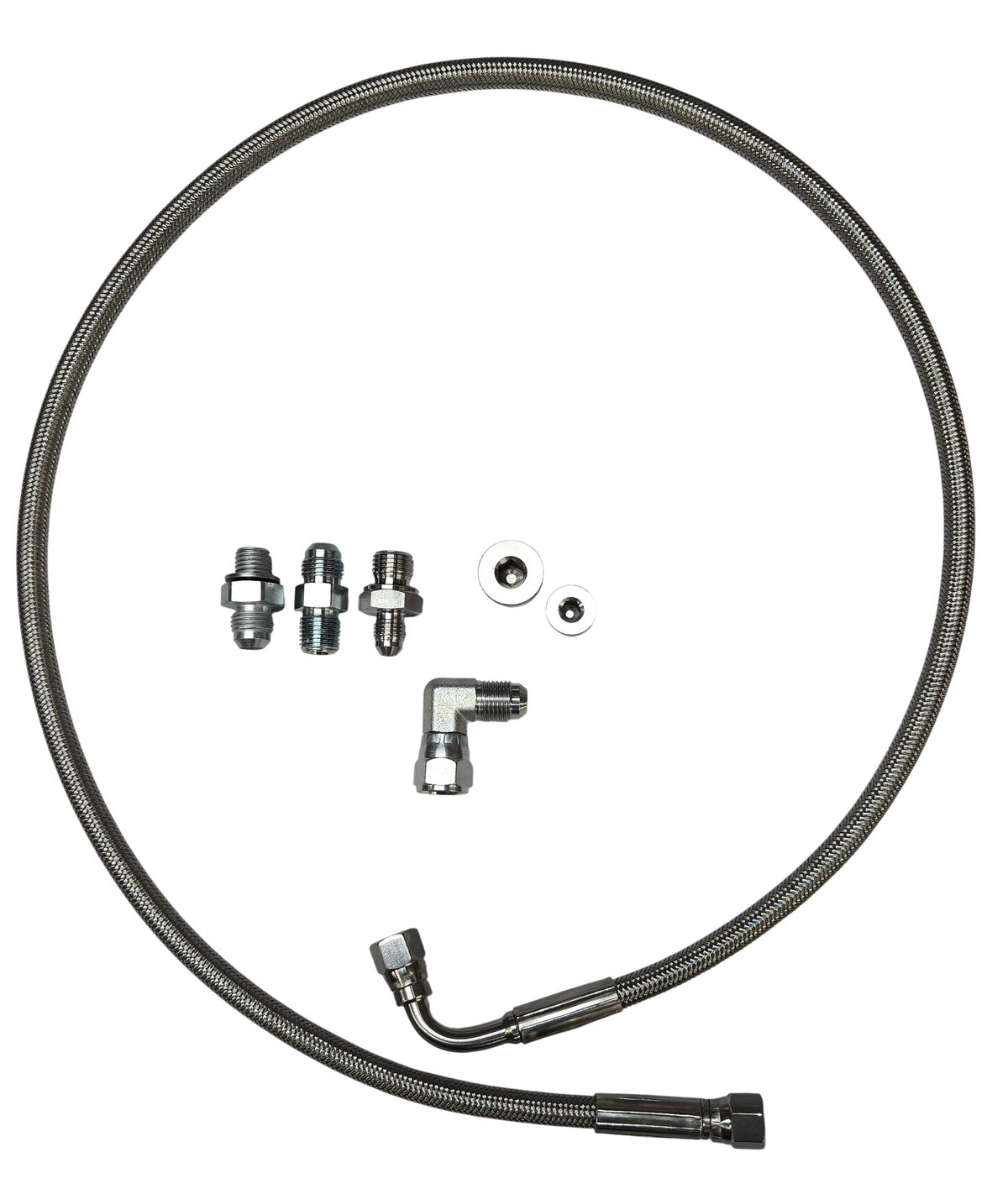 Remote Turbo Oil Supply Line Kit for 2001-2016 6.6l Duramax RHG6/VVT/S300/S400