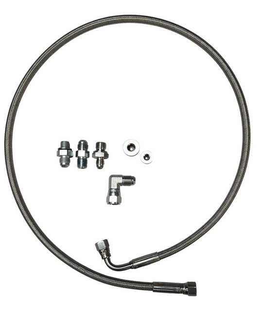 Remote Turbo Oil Supply Line Kit for 2001-2016 6.6l Duramax RHG6/VVT/S300/S400