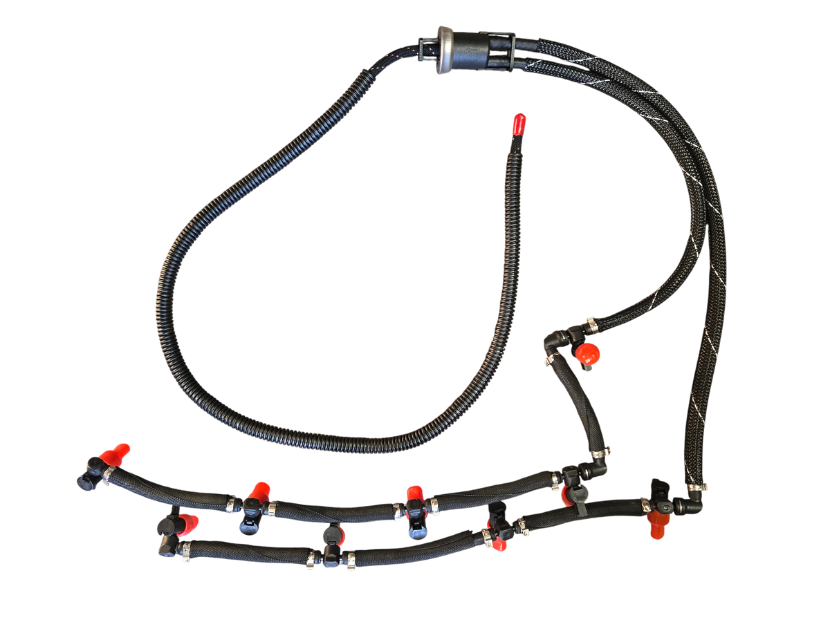 Fuel Injector Return Line Kit for 2011-16 Chevy GMC 6.6l LML LGH Duramax