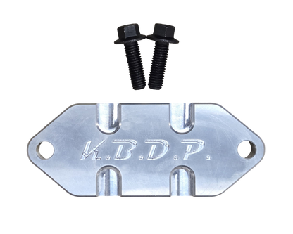 Coolant block Off Plate for 6.6l Duramax LB7-L5P 2001-2025 Chevy GMC
