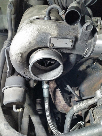 Turbo Oil Drain Line Tube Kit for 92-02 6.5l 6.2l Detroit Diesel Chevy GMC